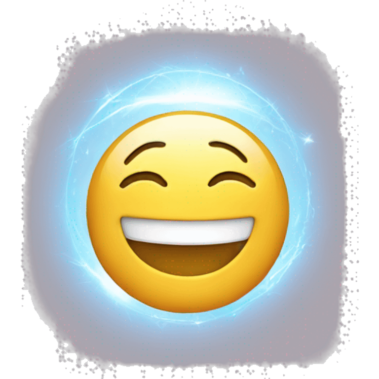 Smile face with halo emoji