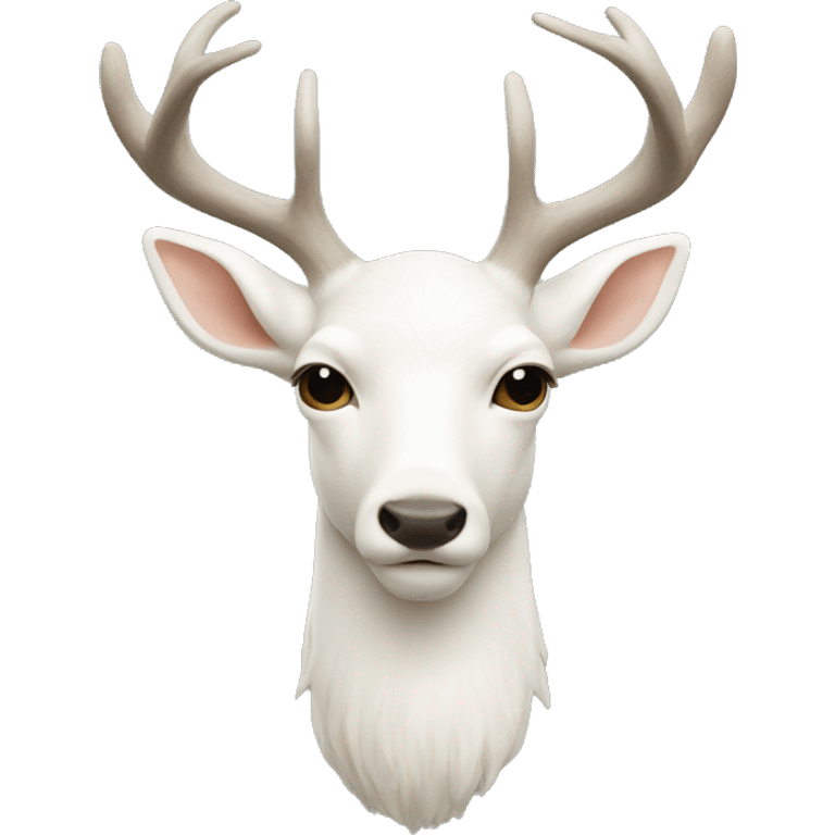 albino deer emoji