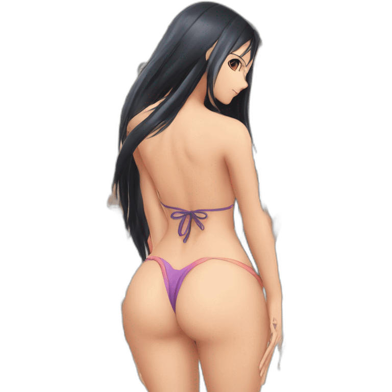 nico robin full body pawg small swimsuit back focus emoji