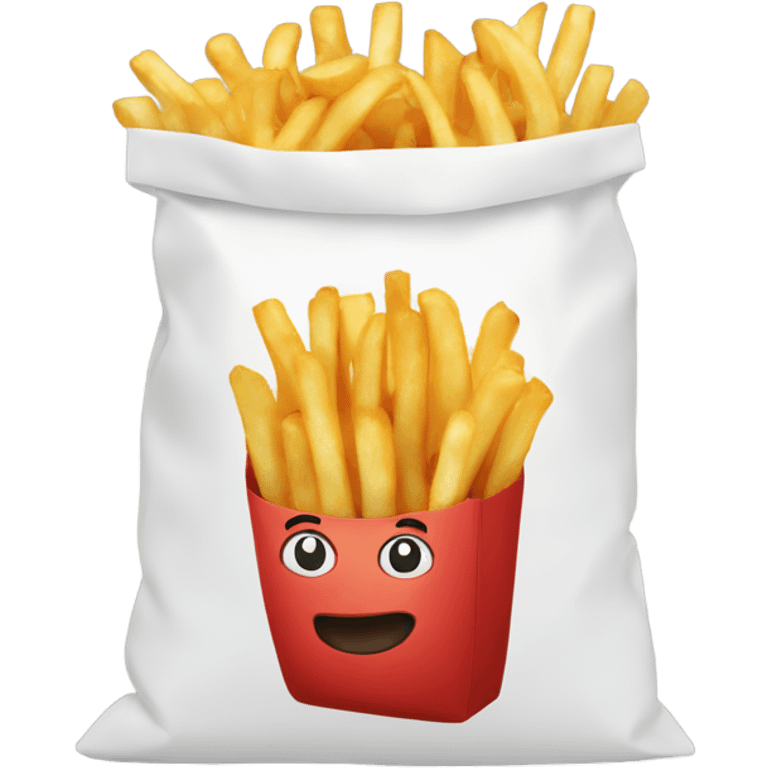 Fries in a bag emoji