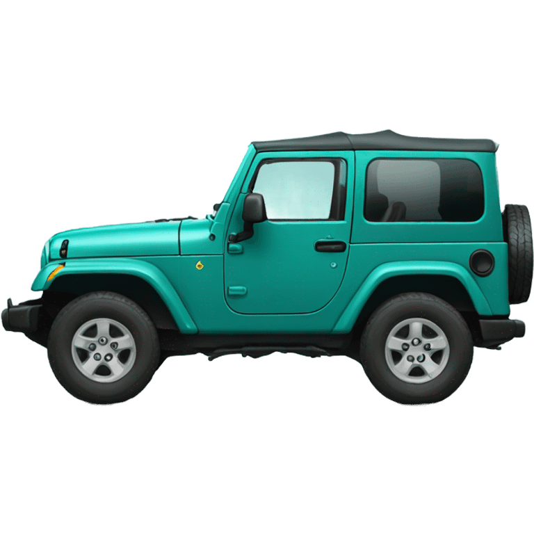 Teal jeep emoji