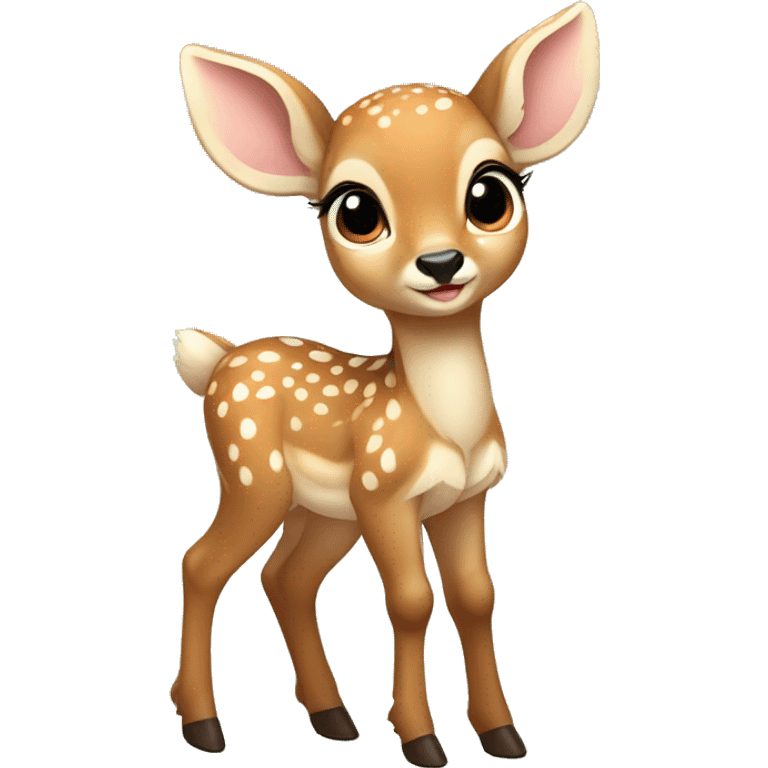 Baby deer fawn emoji