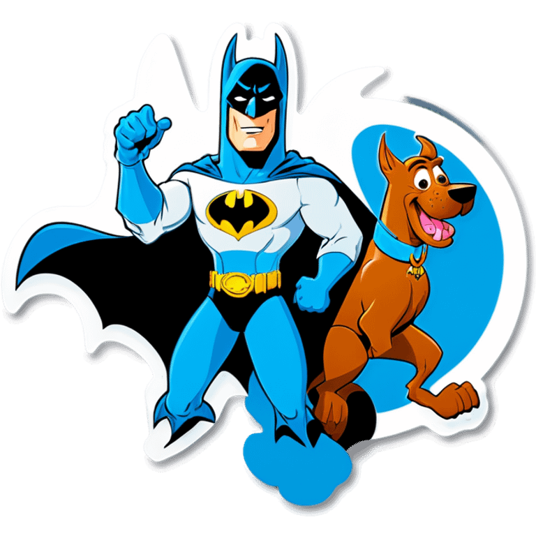 scooby doo and batman emoji