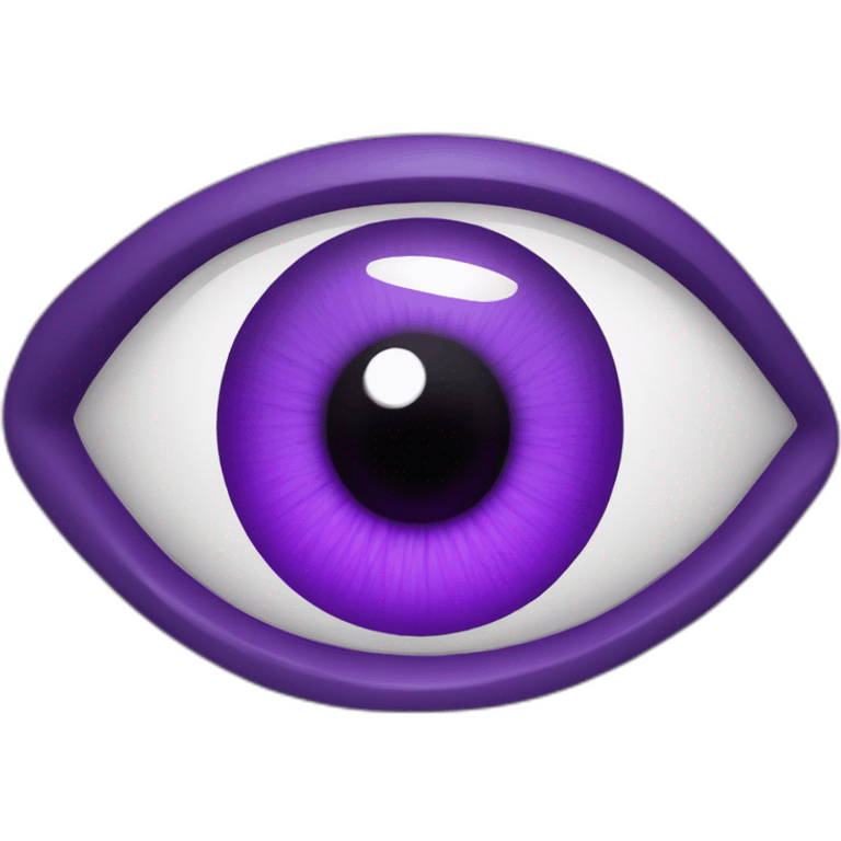 Purple-eye emoji