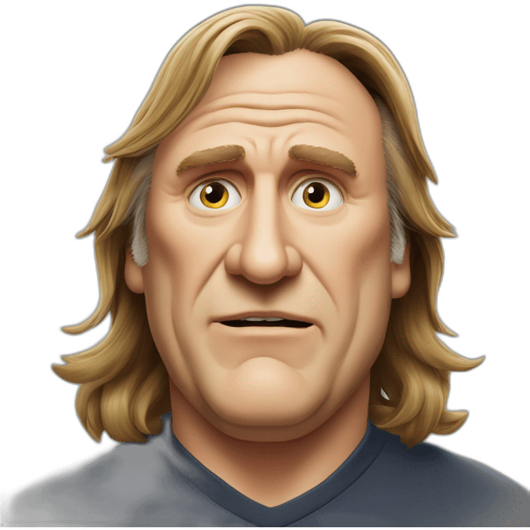 Gérard Depardieu in ogre emoji