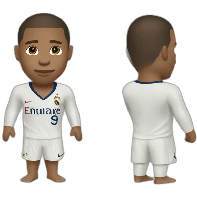 Mbappé en robe emoji