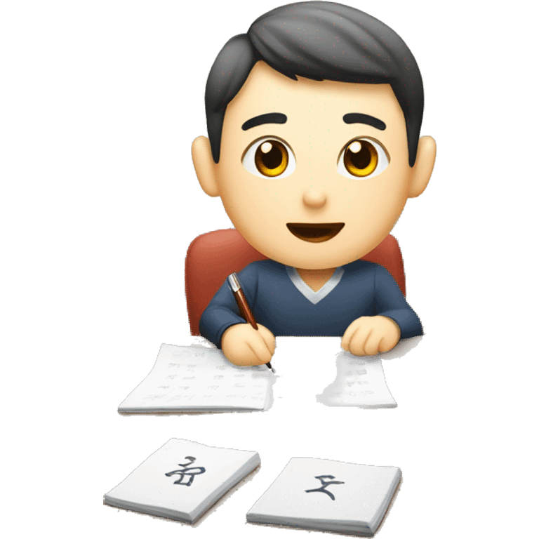 HSK exam in Hong Kong emoji