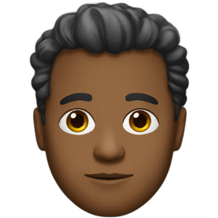 black trump emoji