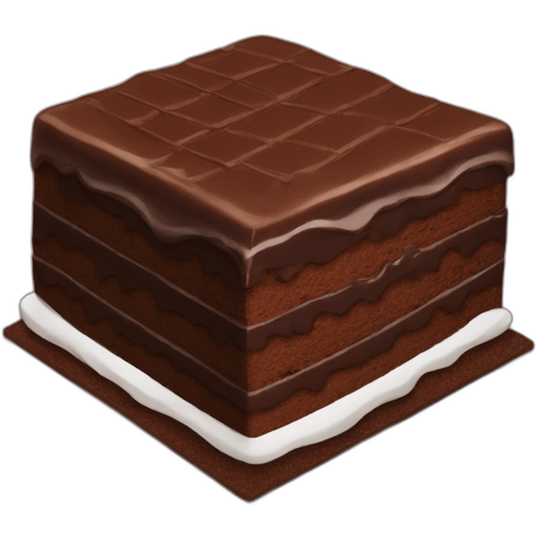 Chocolate-cake emoji