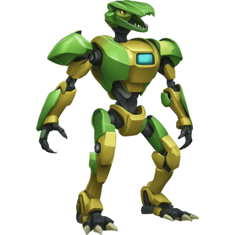 Reptile-Medabot-Mecha full body emoji