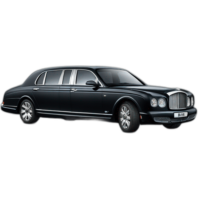 A Bentley limousine emoji