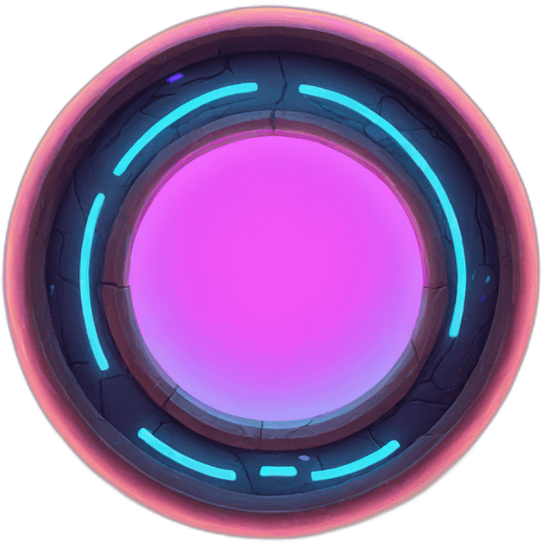 neon portal emoji