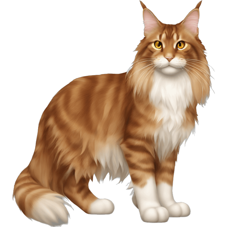 Maine Coon red emoji