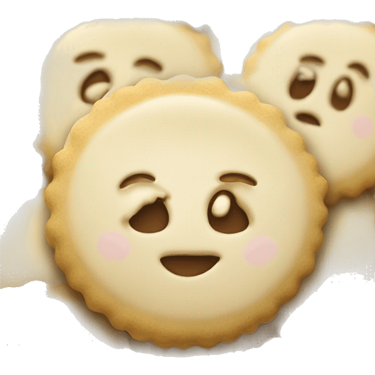 Sugar cookie emoji