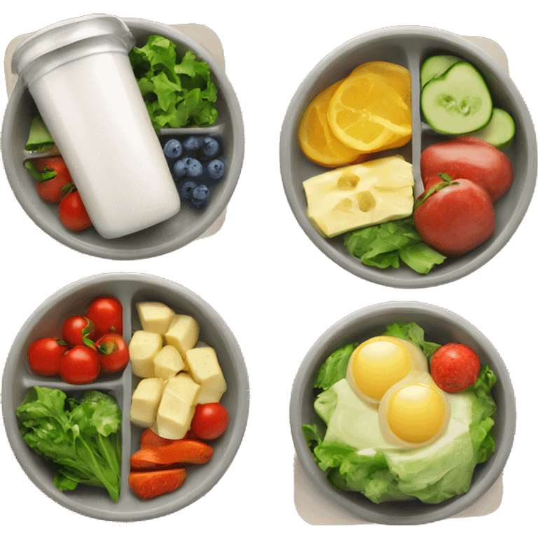 healty meal prep app logo emoji