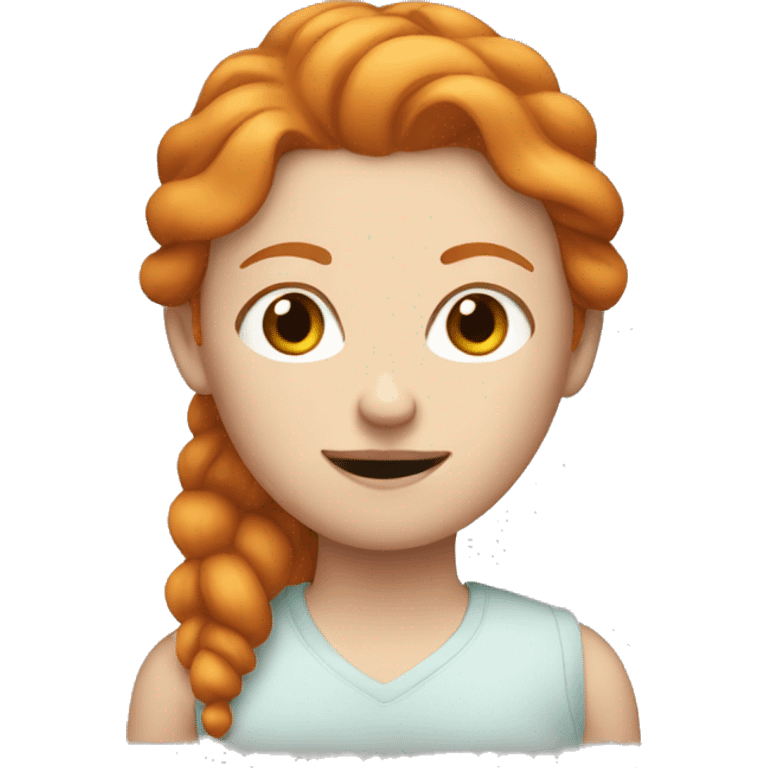 Ginger Lazy white girl emoji