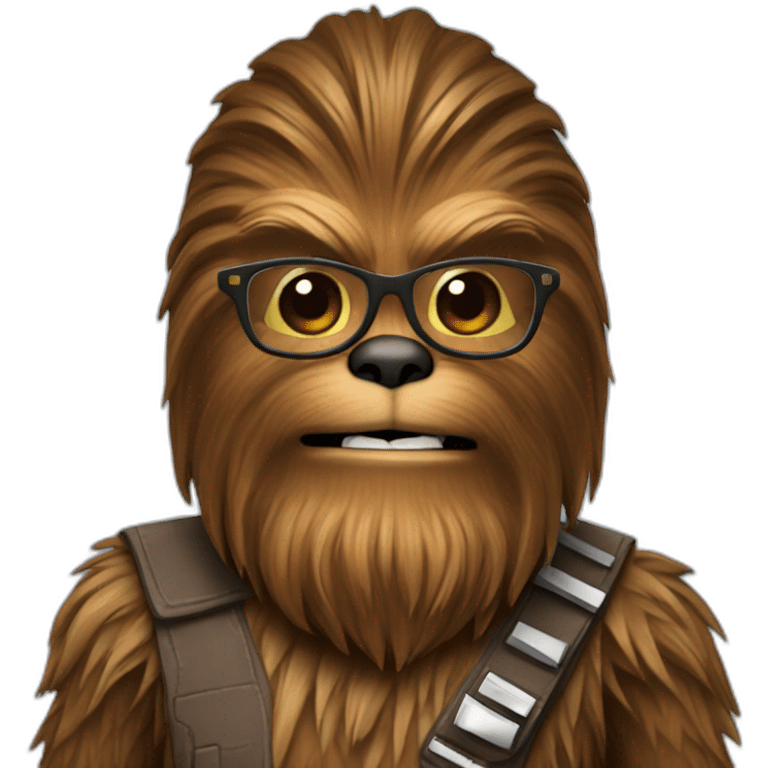 Chewbacca as a teacher emoji