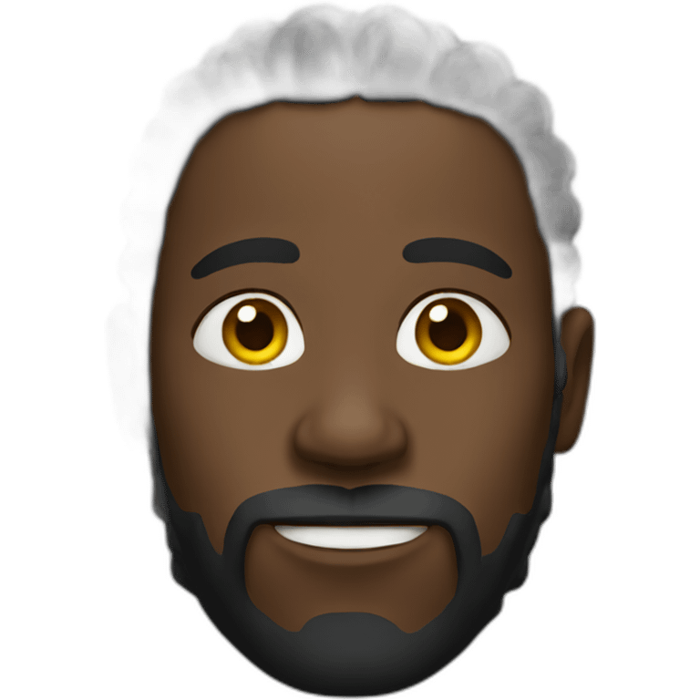 black man with dread emoji