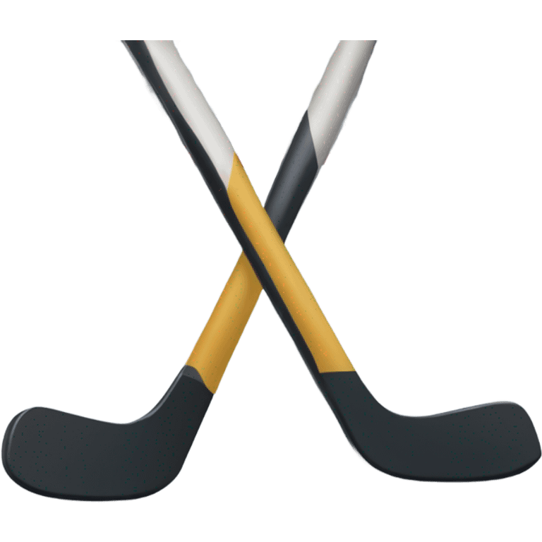 hockey stick hitting puck emoji