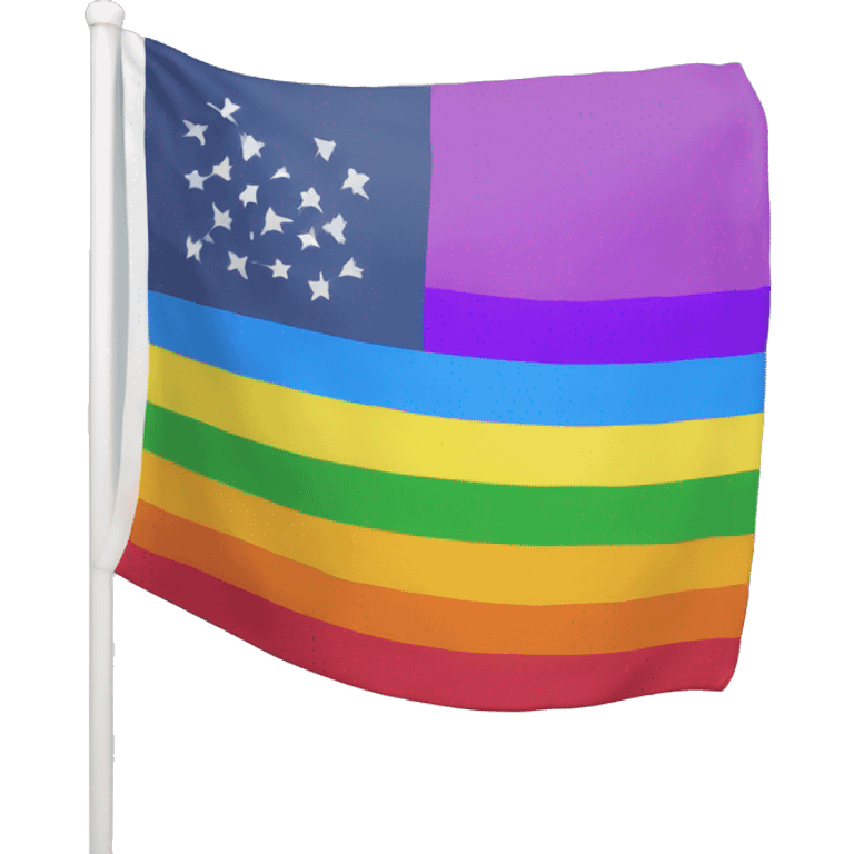 Pride flag with the name Aiden on it emoji