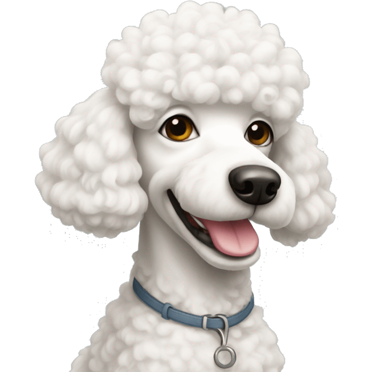 white poodle emoji