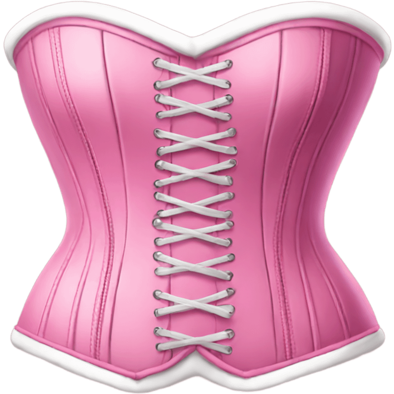 Pink corset emoji