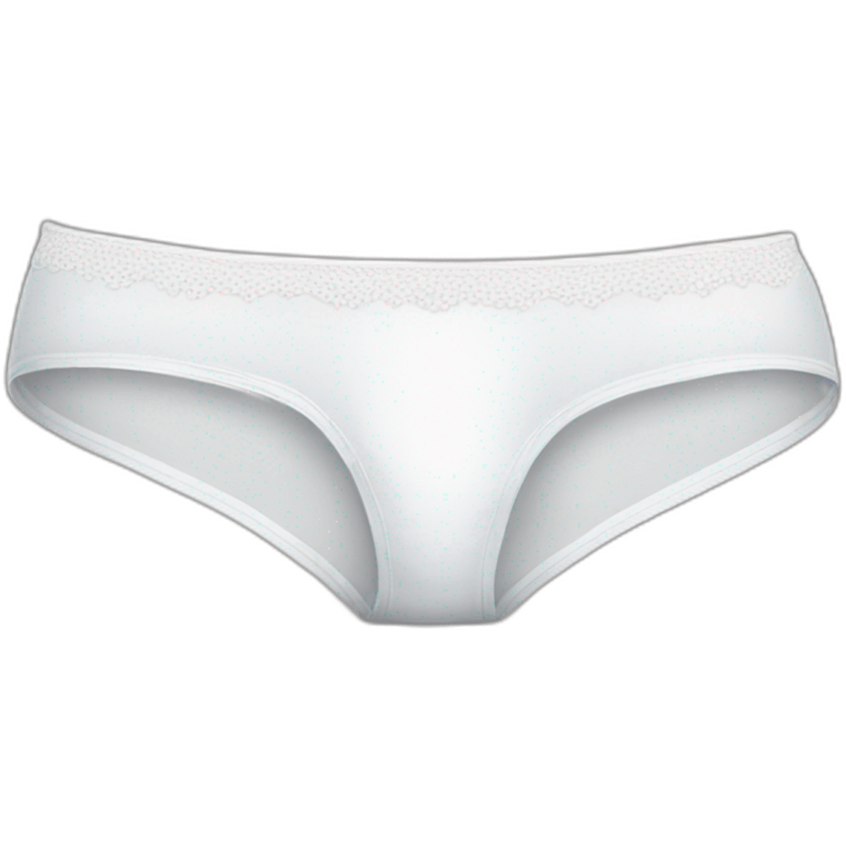 White underwear emoji