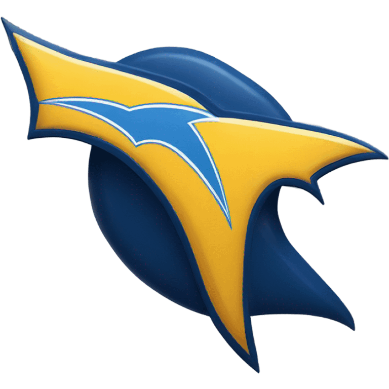 Chargers Logo with face emoji