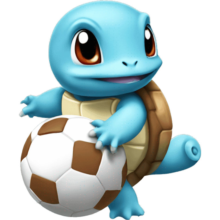 squirtle holding football emoji