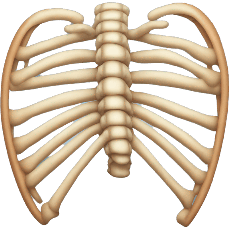 heard shaped rib cage emoji emoji