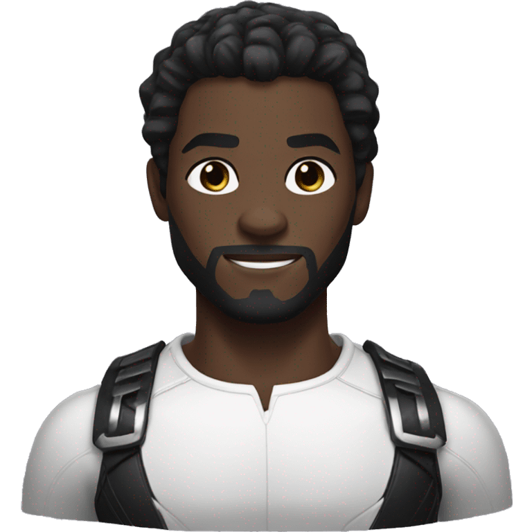 Black panther Marvel hero emoji