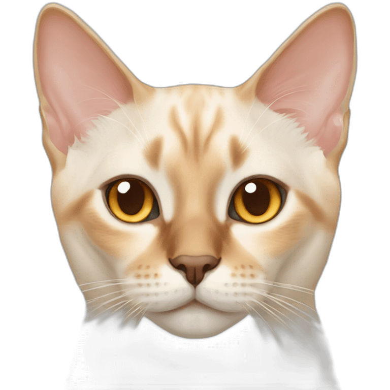 Flame point siamese cat emoji