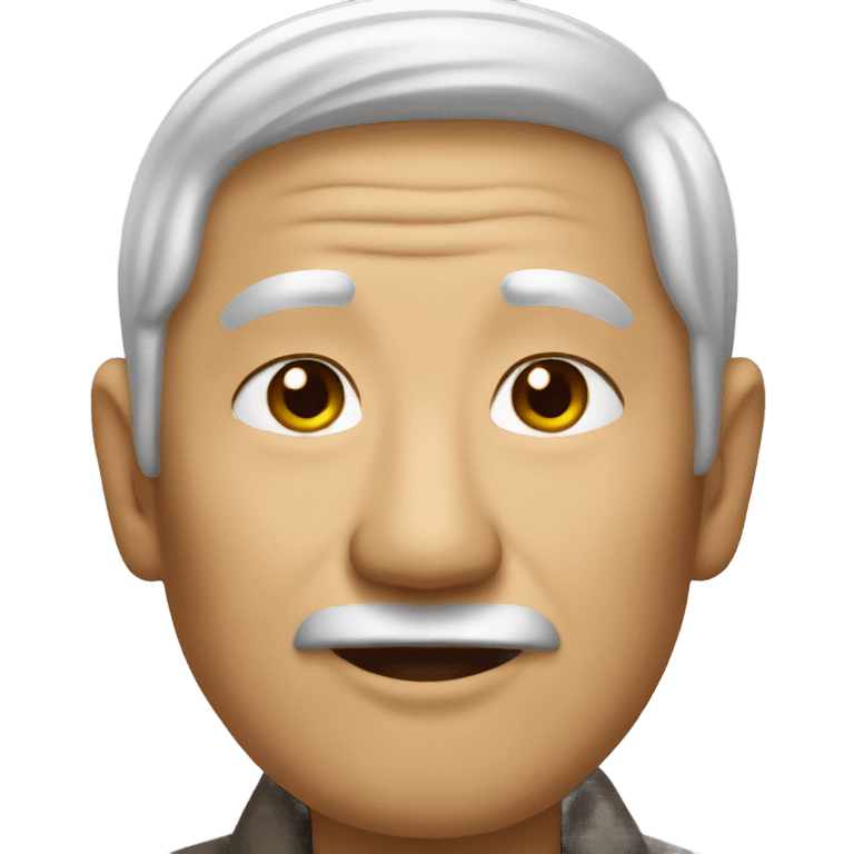 old asian man emoji