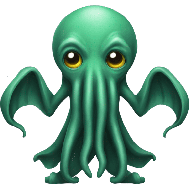 Cthulhu posing T-pose emoji