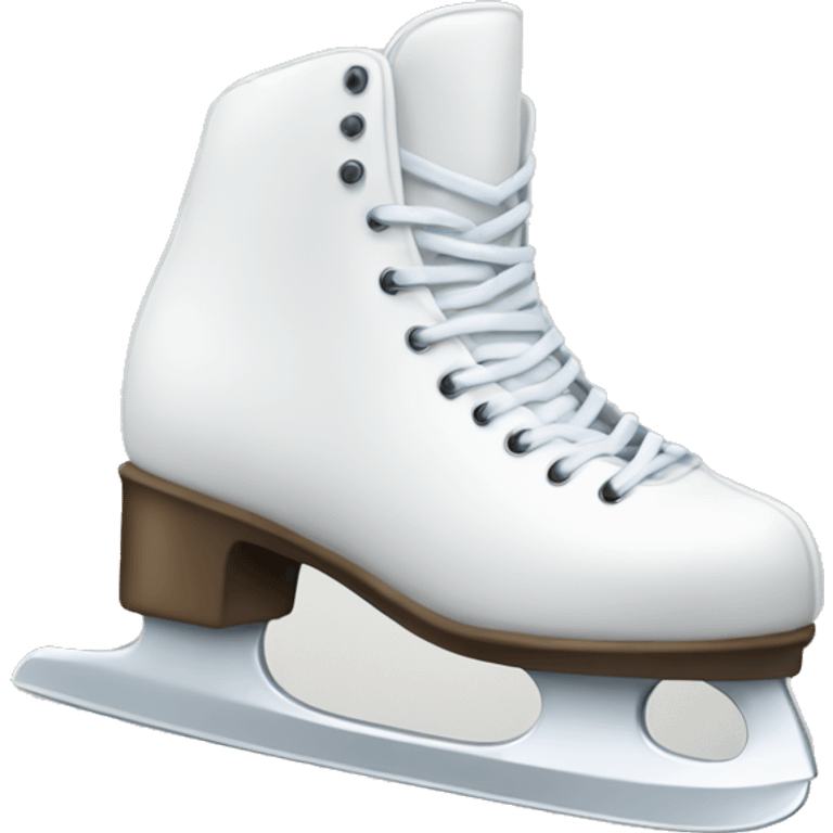 White iceskate emoji