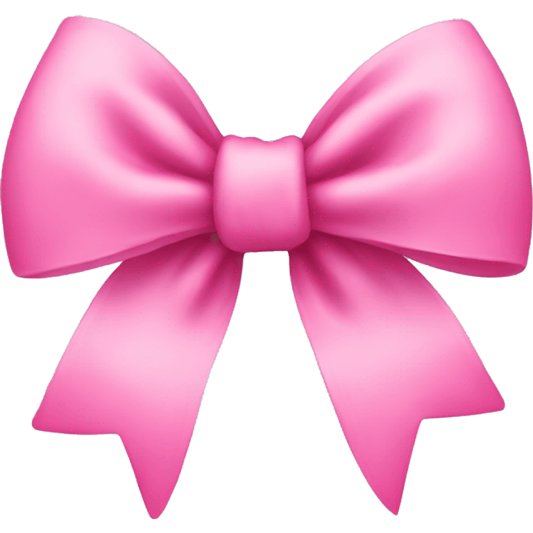 Cute bow pink emoji