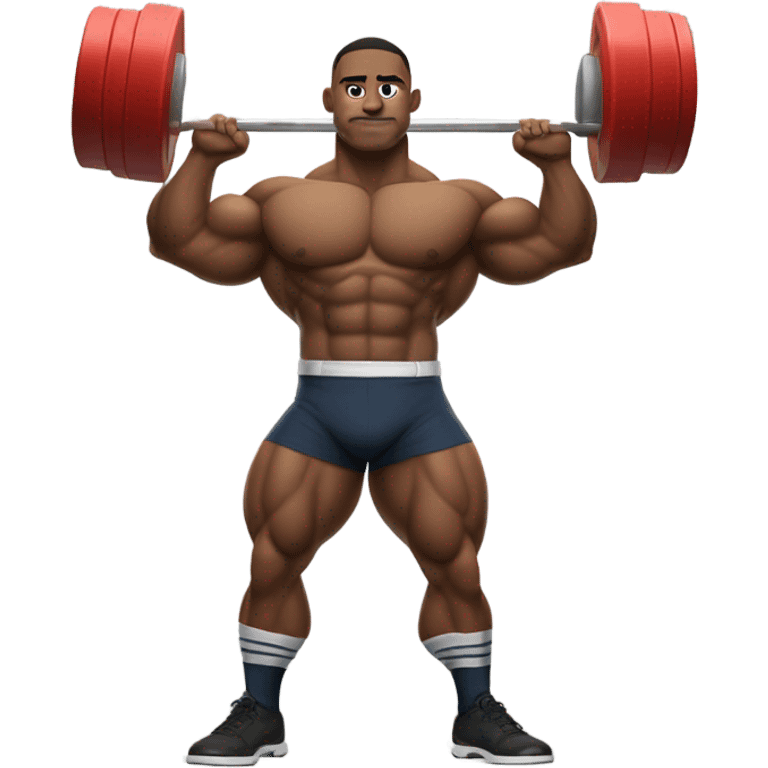 Powerlifter on tren emoji