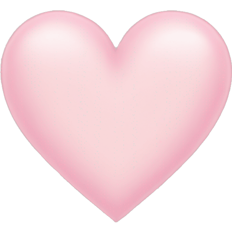 Light pink heart emoji