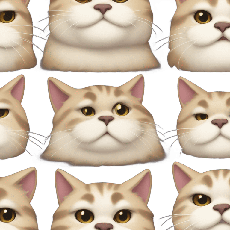 Worlds fattest cat emoji