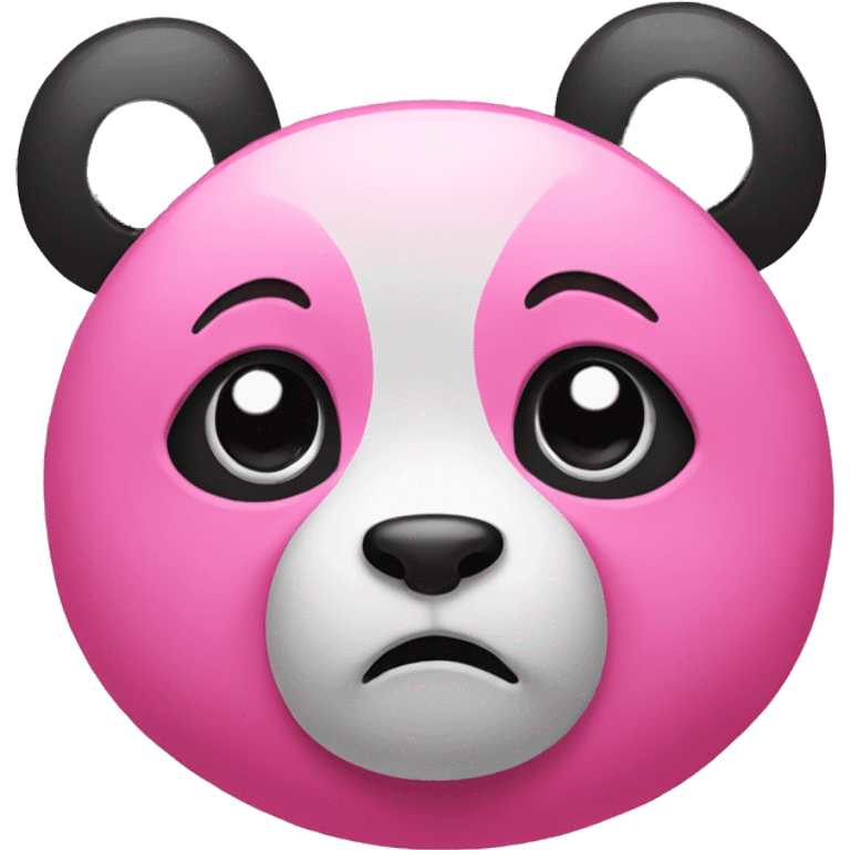 pink panda crying  emoji