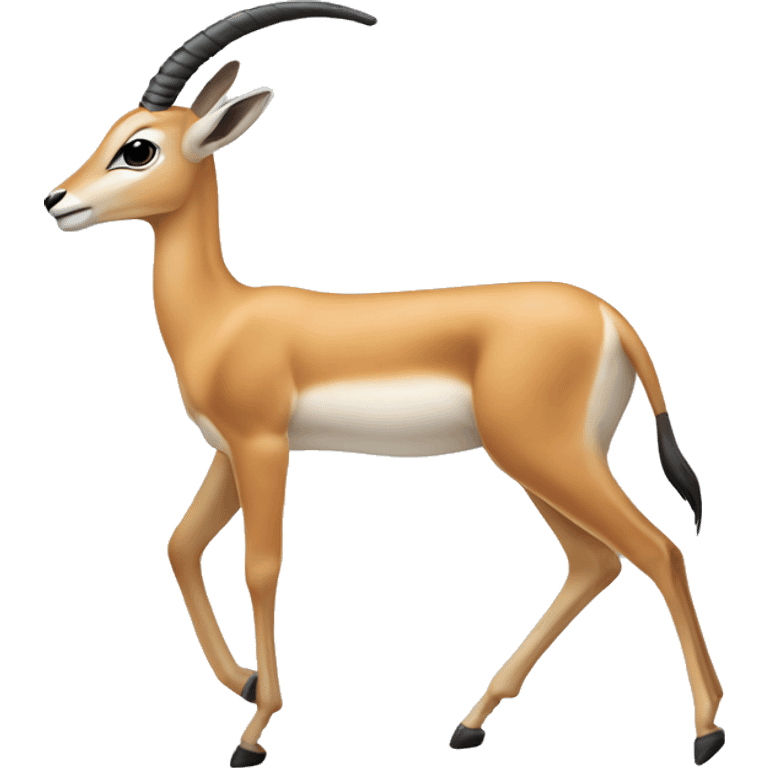 Gazelle with high heels emoji