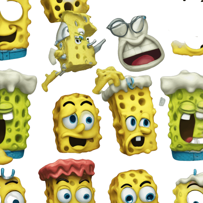 Perfect replica of SpongeBob SquarePants  emoji