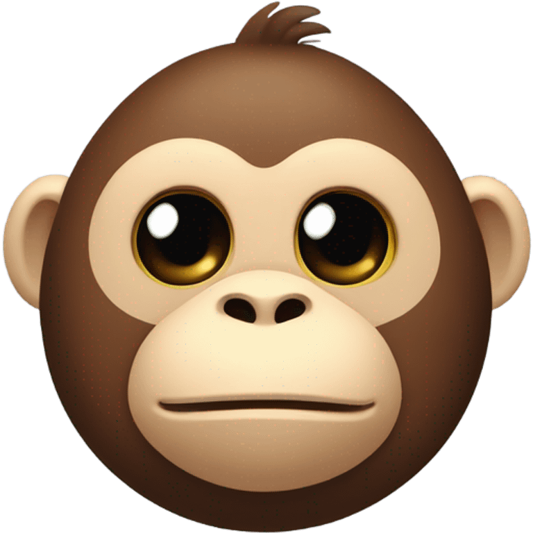 Fat monkey emoji