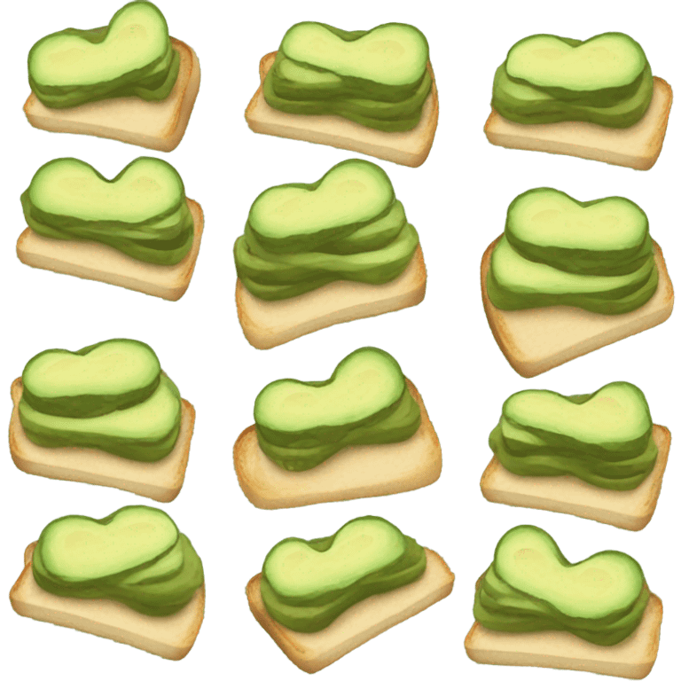  avocado toast aesthetic  emoji