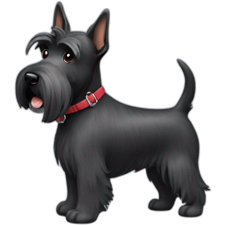 scottish-terrier-dog-walking emoji