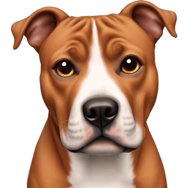 All red Staffordshire Bullterrier emoji