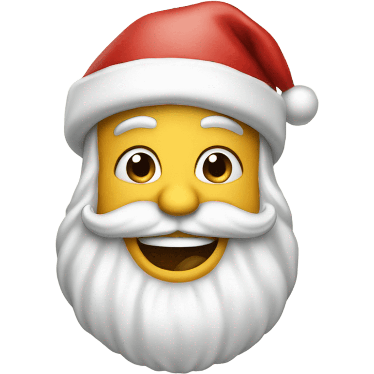 Funny Santa emoji