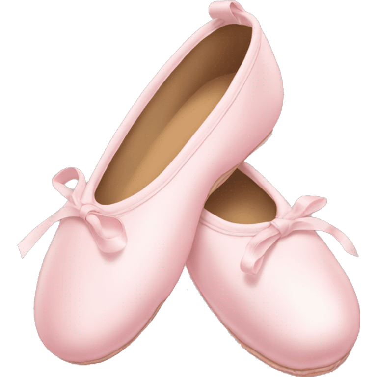 Pale pink ballet shoes emoji