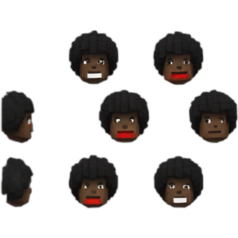 Golliwog Minecraft emoji