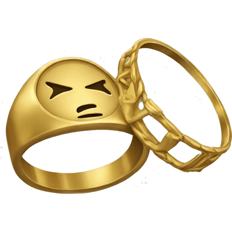 hazme un anillo de oro emoji